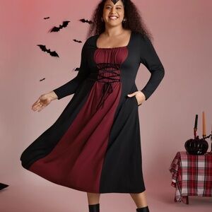Bloom Chic Halloween dress with witch hat